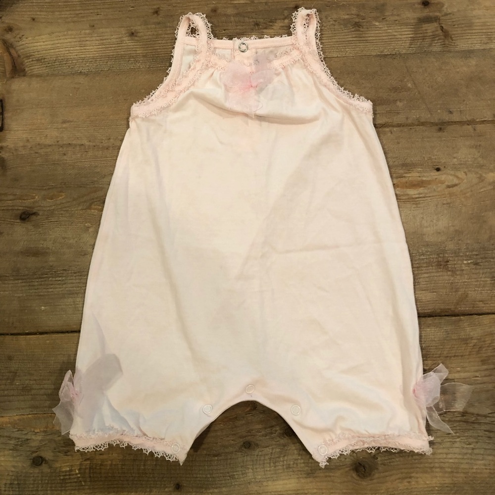 Lili Gaufrette Pink Outfit Size 1 Year 12 months